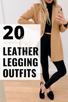 Leather Leggings Outfit For Work, Leather Legging Outfits Night Going Out, Shirts To Wear With Leather Leggings, Outfit With Black Leather Leggings, Cute Outfits With Leather Leggings, Shacket With Leather Leggings, Matte Leather Leggings Outfit, Flannel And Leather Leggings, Leather Leggings Dressy Outfit