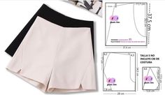 the sewing pattern shows how to make a skirt