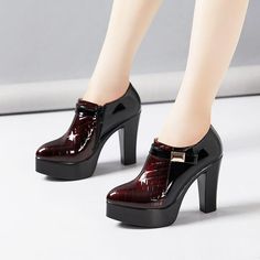 Shoes 2022 Fall, Women Shoes 2022, Winter High Heels, Ladies Office, Shoes 2022, Color Block Heels, Work Shoes Women, High Heels Shoes, Point Shoes