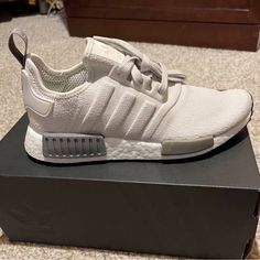 Adidas Nmd R1 In Raw White, New In Box Adidas Samba White, Adidas Nmds, Adidas Ultraboost Dna, Adidas Barricade, Adidas Yeezy 350 V2, Adidas Yeezy 350, Adidas Sneakers Women, White Running Shoes, Womens Tennis Shoes