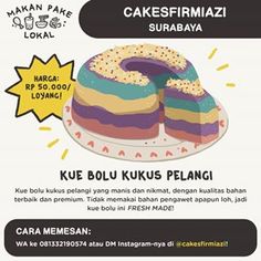 an advertisement for a cake shop in malaysia