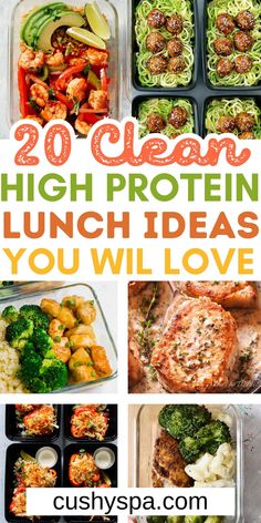 20 clean high protein lunch ideas you will love