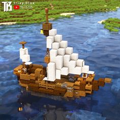 ▪️A few small boat designs for your Minecraft survival world! Which is your favourite? ⛵️ 🧠 FOLLOW @trixy.blox for more 💾 SAVE this post f… | Instagram Minecraft Small Boat Build, Sailboat Minecraft, Boat Design Minecraft, Boats In Minecraft, Minecraft Base Ideas Mountain, Minecraft Pirate Ship House, Ship House Minecraft, Boat Port Minecraft