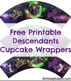 the free printable cupcake wrappers are designed to look like disney princesses