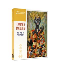 the book cover for tamara madden's her coat of many colors is shown