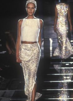 90s Fashion Runway, Runway Shoes, 2000s Outfits, 1990's Fashion, Future Fashion, Fashion Line, Shine On