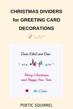 a christmas card with the words merry and new year