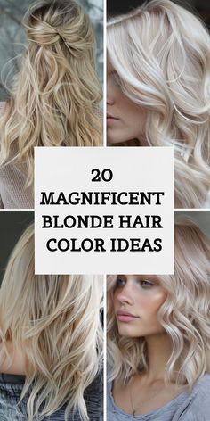 Check out 20 stunning blonde hair color ideas. These versatile shades, from cool ash blonde to warm honey, are perfect for adding depth and dimension to your hair. Blonde hair color can brighten up your appearance and give you a radiant look. Find your ideal shade and embrace the latest trends. Popular Blonde Hair Color 2024, Single Process Hair Color Blondes, Bright Blonde Hair Color Ideas, Blonde Shades Of Hair, Different Blonde Tones, Hair Color Blondes, Blonde Hair Tones, 2024 Blonde Hair Trends