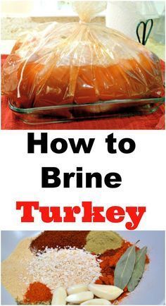 an image of how to brine turkey