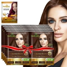 Transform your hair effortlessly with Herbishh Hair Color Shampoo for Gray Hair. This innovative hair dye shampoo 3-in-1 is your ticket to vibrant, youthful-looking locks in 5-10 minutes. Say goodbye to gray hair gradually with each wash, revealing vibrant brown hair that radiates health and vitality. Enriched with potent ingredients like Argan Oil, Olive Oil, Noni Fruit, Wild Ginseng, and Mushroom, this shampoo for dark brown hair nourishes and strengthens your hair while imparting rich, lastin Gray Hair Men, Short Natural Curls, Older Mens Hairstyles, Chestnut Brown Color, Noni Fruit, Grey Hair Coverage, Shampoo For Gray Hair, Hair Dye Shampoo, Grey Hair Dye