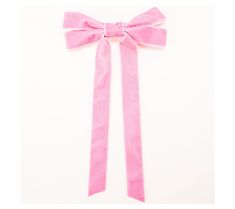 Add a touch of elegance to your hairstyle with this Viola velvet double bow barrette. From Violet & Brooks. Bow Barrette, Double Bow, Your Hairstyle, Violet, That Look, Velvet, Collage, Hair Styles, Pink