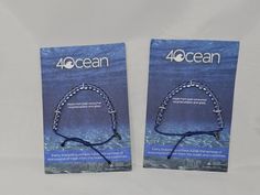 4OCEAN Bracelet X2 in Original Signature BLUE Clear Beads NWT. Condition is New with tags. Shipped with USPS Ground Advantage. 4ocean Bracelet, Clear Beads, One Pound, Bracelets And Charms, Fashion Watches, Jewelry Watches, Jewelry Bracelets, Fashion Jewelry, Bracelet