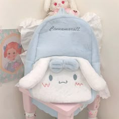 Kawaii Backpacks For School, Cinnamoroll Items, Cinnamoroll Backpack, School Bag Cute, Sanrio Items, Sanrio Backpack, Japanese School Bag, Cute Cinnamoroll, Cinnamoroll Plush