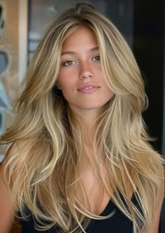 Hair To Frame Your Face, Front Layered Haircuts, Blonde Hair Transformations, Longer Hair, Layered Haircuts, Blonde Hair, Long Hair, Blonde