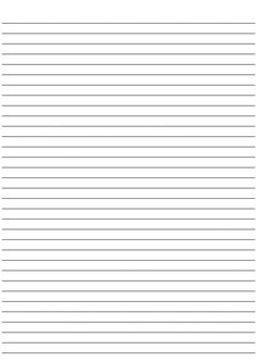 a blank lined paper with lines on it