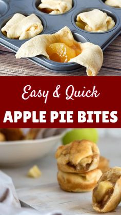 easy and quick apple pie bites