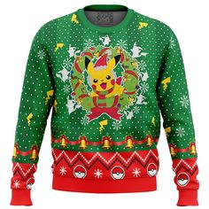 Christmas Pikachu Pokemon Ugly Christmas Sweater Perfect And Unique Gifts For Adults Kids On Christmas Christmas Pikachu, Xmas Movies, Ugly Xmas Sweater, Pokemon Gifts, Anime Christmas, Christmas Sweater Men, Cozy Knit Sweater, Before Midnight, Xmas Sweater