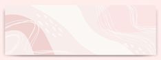 an abstract pink and white background with wavy lines on the bottom half of the card