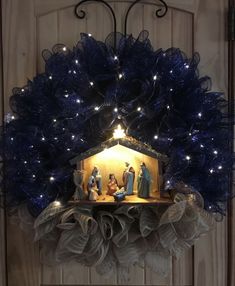 the nativity scene is displayed on an instagramted post, and it appears to be fake