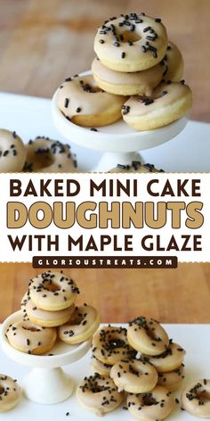 Enjoy these Baked Mini Cake Doughnuts with Maple Glaze as part of your holiday brunch food! This recipe is easy to make and delivers a delightful treat that’s perfect for sharing during the festive season! Cake Doughnuts Baked, Easy Doughnut Recipe, Best Brunch Ideas, Maple Glaze Recipe, Love Dip, Easy Yummy Breakfast, Cake Doughnuts, Doughnut Recipe Easy, School Breakfast