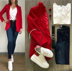 15 EASY EVERYDAY OUTFITS FOR WOMEN OVER 50 - valemoods February Outfits For Women 2024, Casual Oufits, Trend Outfit, Outfits Con Jeans, Blazer Outfits Casual, Mode Tips, Work Flow, Blazer Outfit, Business Casual Outfits For Work