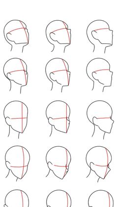 how to draw the head from different angles