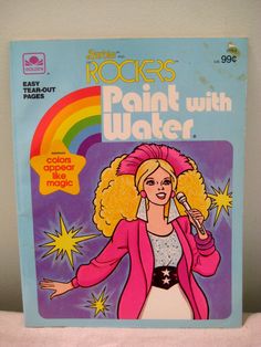 an old comic book with the title rocks paint with water