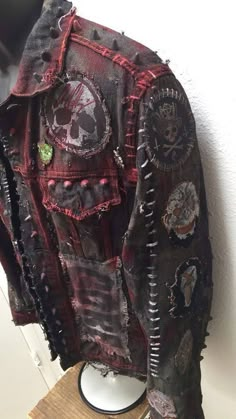 Custom Patch, Dance Sing, Battle Jacket, Rock Punk, Craft Design, A Jacket, Custom Jacket, Estilo Punk