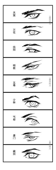 Different Types Of Eyes, Mirror Drawings, Modern Drawing, Types Of Eyes