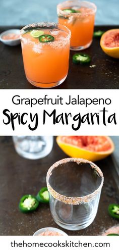 grapefruit jalapeno spicy margarita cocktail recipe