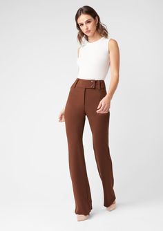 Our Tall Stanton Flare Pant is back and now offers a wider range of sizes, 4 to 20 for an improved and more accurate fit. The techno crepe fabric offers stretch for maximum comfort and is designed to contour your body in all the right places. If you prefer a more fitted style we recommend you size down and for a more relaxed/semi-loose fit stay with the size you order most often. #womensworkwear #workwear #pants #fashionista #fashion #tallwomen #ad #tallfashion #tallwoman #workpants #flarepants Workwear Pants, American Casual, Flare Pant, Fitted Style, Business Formal, Work Wear Women