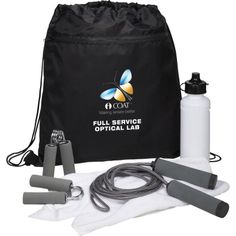 the full service official lab kit includes two water bottles, one bottle and three other items