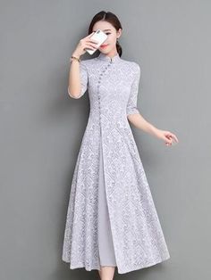 Cheongsams Qi Pao, Chinese Style Dress, Kurti Designs Party Wear, Cheongsam Dress, Designs For Dresses, Chinese Dress, Cheongsam, Kurti Designs, Stylish Dresses