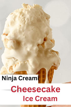 This Ninja CREAMi cheesecake ice cream combines the best of both worlds! Classic cheesecake ingredients are blended in your favorite ice cream machine, incorporating bits of graham crackers for a rich and creamy dessert. Ninja Creami Cheesecake Ice Cream, Cheesecake Ice Cream Recipe, Cheesecake Ingredients, Creami Recipes, Key Lime Cheesecake, Banana Cheesecake, Cheesecake Pudding, Ice Cream Mixture, Delicious Ice Cream