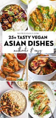 Plant Based Chinese Food, Asian Inspired Meals Dinners, Asian Inspired Vegan Meals, Healthy Asian Vegetarian Recipes, Asian Dinner Recipes Vegetarian, Easy Vegan Chinese Recipes, Asian Vegan Dinner, Asian Veg Recipes, Wfpb Asian Recipes