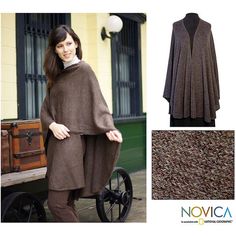 high tech alpaca wool weaving machinery - Google Search Brown Tweed, Wool Wrap, Electronics Jewelry, Alpaca Wool, Artisan Craft, Dream Clothes, Online Accessories, Alpaca, Peru