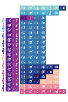 an image of the korean language on a map with numbers and symbols in different colors