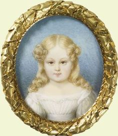 Princess Victoire of Saxe-Coburg-Gotha Royalty Portraits, Victorian Miniatures, Pastel Pallet, German Empire, Royal Collection Trust, Royal Blood, Miniature Paintings, 19th Century Art