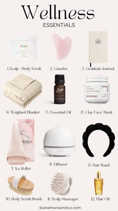 These are the absolute best self-care ideas and wellness essentials that will help you reset and feel rejuvenated. How To Self Care Tips, Self Care Items Beauty Products, Self Care Things To Do, Best Self Care Apps, Wellness Wishlist, Glow Up Products, Maintenance Day, Wellness Essentials, Self Care Gift Ideas