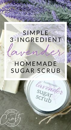 Shower Scrubs, Lavender Ideas, Salt Scrub Recipe, St Cecilia, Lavender Crafts