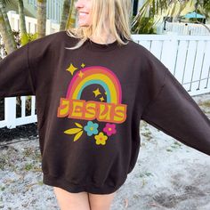 Best friend sweatshirt, BFF gifts, Aesthetic clothes, You are my person, aesthetic clothing, Best friend sweater, Gift for Sister,  Beach Hoodies: https://etsy.me/37eabgO Beach Shirts:  https://etsy.me/3yYlNg9GgbDf8 Beach Sweatshirts: https://etsy.me/3pdRnVI OUR SIZING IS ADULT UNISEX. This means it will be larger than normal women's sizing.  Please see photos for size charts 🌻 Please read the full description:   This hoodie/sweatshirt sizing is NOT oversized.  You need to order at least 1-2 si My Person Aesthetic, Christian Rainbow, Beach Hoodies, Jesus Sweatshirts, Beach Sweatshirt