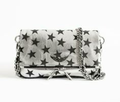 Sporty Chic, Star Girl, Online Bags, Metallic Leather, Leather Mini, Star Print