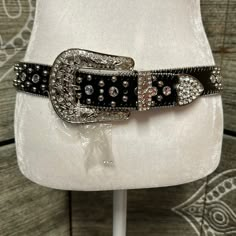 Bb Belts, Belts Aesthetic, Bb Belt, Big Buckle Belt, Sparkly Belts, Bling Belt, Diamond Belt, Cowgirl Belts, Bling Belts