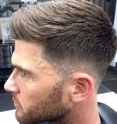 See the latest #hairstyles on my tumblr at http://the-latest-hairstyles.tumblr.com Haircut And Beard, Fade Haircut Styles, Taper Fade Haircut, Hair Styles 2014, Mens Haircuts Fade, Popular Haircuts, Corte De Cabelo Masculino, Mens Haircuts Short, Hair St