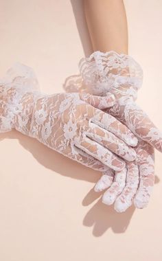 White Lace Gloves, Empire Waist Wedding Dress, Copacabana Palace, Desired Reality, Finger Gloves