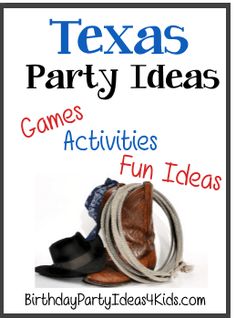 texas party ideas games activities fun ideas