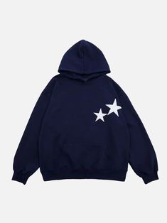 Enhance your daily wardrobe with the expertly-crafted Double Star Hoodie, made for maximum comfort and style. The subtle yet unique star design adds a touch of individuality to your casual look. Indulge in the best of both worlds with the Double Star Hoodie. Designed for superior comfort and impeccable style, this hoodie features a distinctive star pattern that sets you apart from the crowd. Made with the highest quality materials, you'll enjoy an unrivaled level of comfort all day, every day. F Adidas Spezials, Womens Hooded Sweater, Star Hoodie, Contrast Hoodie, Sweater Oversize, Comfy Hoodies, 가을 패션, Christmas 2024, Fit Inspo