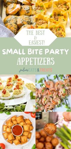 the best small bite party appetizers