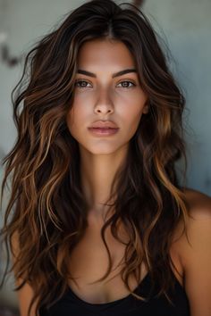 Graduation Hairstyles with Cap | Chic Ideas for Your Big Day (#103) Shatush Hair, California Brunette, Brown Hairs, Rambut Brunette, Brunette Hair With Highlights, Brown Hair Balayage, Long Brown Hair, Balayage Brunette, Brown Hair With Highlights