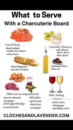 what to serve with a charcuterie board